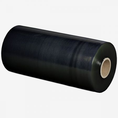 Wrapping Foil 50cm/1800m 20mu black 250% stretch